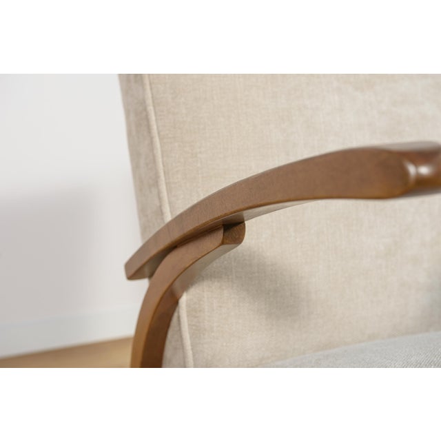 Wood Model 410 Armchair by Jindřich Halabala for Up Závody, Former Czechoslovakia, 1930s For Sale - Image 7 of 18