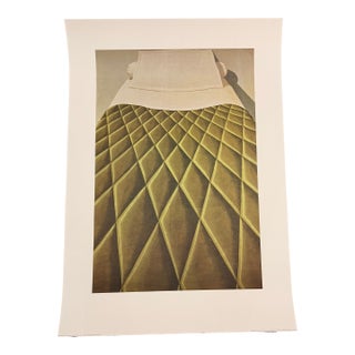 Domenico Gnoli (1933-1970), Green Bed Cover, 1969, Copyright Marzia Gnoli, 1994, Printed in the Netherlands For Sale