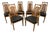 Set of Six Mid 20th Century Walnut and Cane Dining Chairs by Drexel Furniture For Sale
