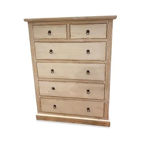 1990s Asian White Wash Dresser For Sale - Image 4 of 4