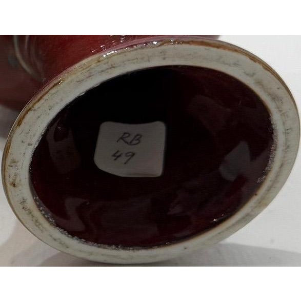 Late 20th Century Mid Century Modern Hand-Thrown Ceramic Pedestal Teacups — Artist Regis Brodie - a Pair For Sale In Portland, ME - Image 6 of 15