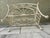 Vintage 20th Century Iron Newspaper/Magazine Rack/Basket With Handle For Sale - Image 11 of 12