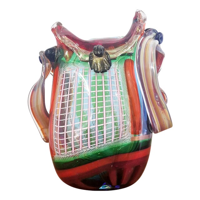 Murano Glass Handbag Sculpture, 1980s For Sale