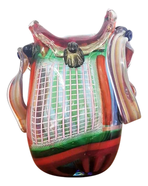 Murano Glass Handbag Sculpture, 1980s