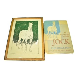 "Jock: The King's Pony With Original Cover Artwork by Paul Brown" 1936 Rowland Johns For Sale