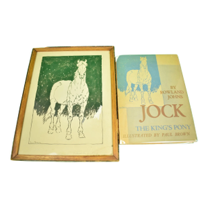 "Jock: The King's Pony With Original Cover Artwork by Paul Brown" 1936 Rowland Johns