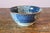 Japanese Vintage Japanese Porcelain Blue & White Rice Bowl ~ Marked ~ Delicate and Pretty For Sale - Image 3 of 7