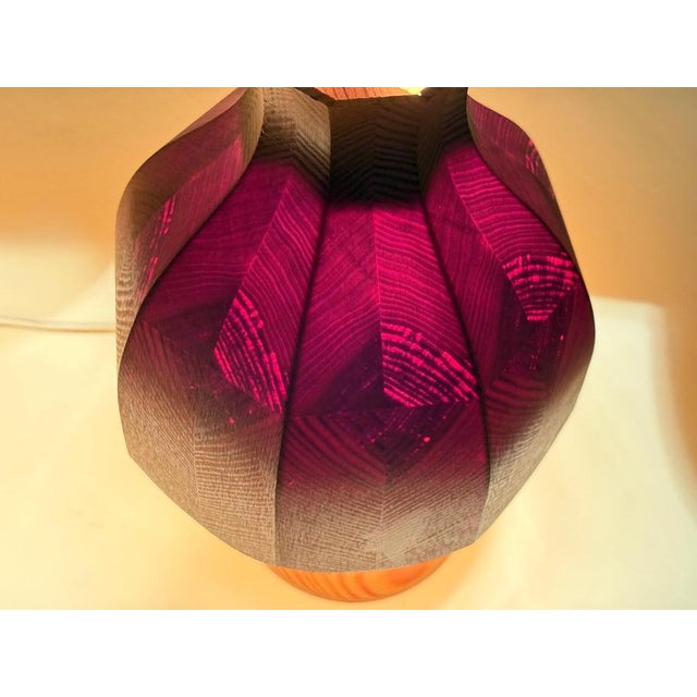 Swedish Table Lamps in Pinewood, 1980s, Set of 2 For Sale - Image 14 of 16