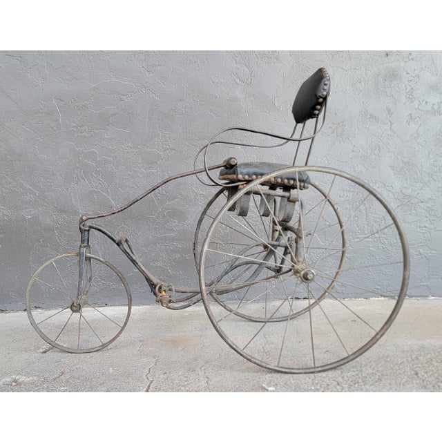 Antique Tricycle / Bicycle Circa. 1900 For Sale - Image 14 of 14