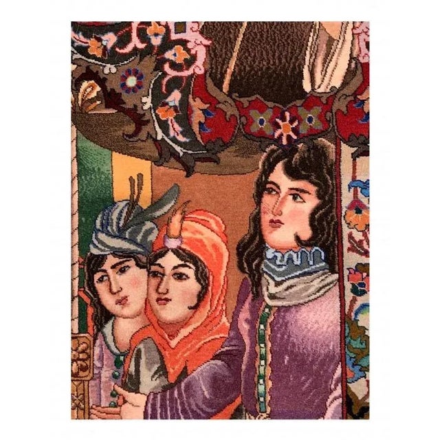 1980s 1980s Super Fine Tabriz For Sale - Image 5 of 6