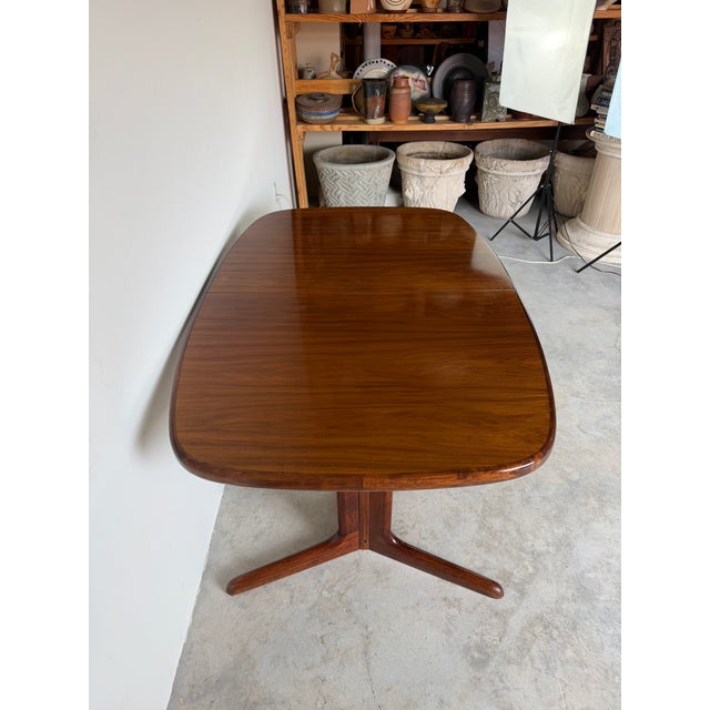 Mid Century Modern Danish Rosewood Dining Table by Rasmus, Made in Denmark For Sale - Image 4 of 18
