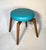 Mid-Century Modern Vintage Mid-Century Modern Swivel Vanity Stool, Newly Reupholstered - Circa 1960s For Sale - Image 3 of 12