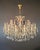 Art Deco Large Maria Theresa Style Crystal Chandelier Handmade Luxury European Chandelier For Sale - Image 3 of 15