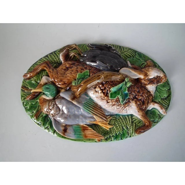 Mid 19th Century Antique Minton Majolica Mallard Game Pie Dish and Cover For Sale - Image 5 of 13