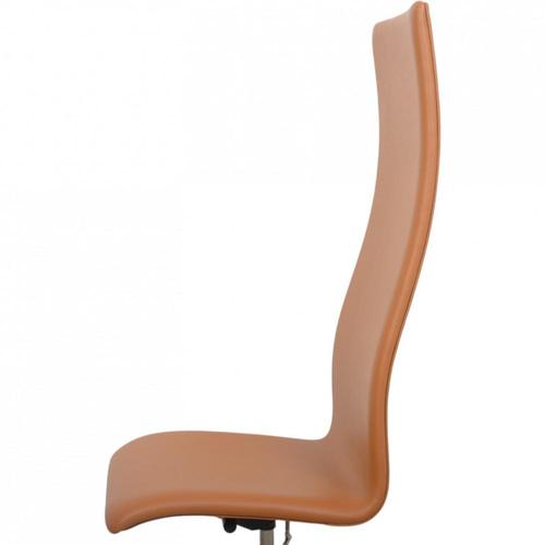 Tall Oxford Office Chair in Cognac Nevada Leather by Arne Jacobsen, 2010s For Sale - Image 9 of 12