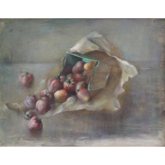 Realism Mid 20th Century Still Life Oil Painting by Louise E. Marianetti (1916-2009) For Sale - Image 3 of 3
