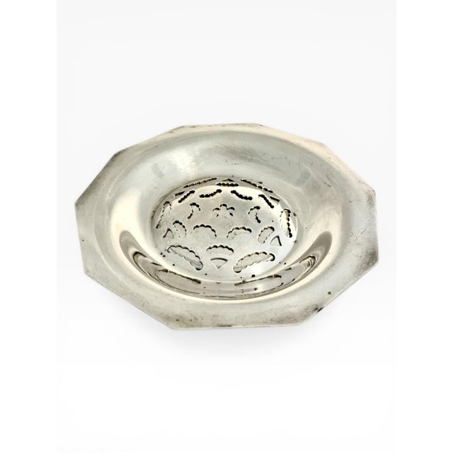Charming vintage French silver plate coquillor, traditionally used as a butter press or elegant serving piece. This...