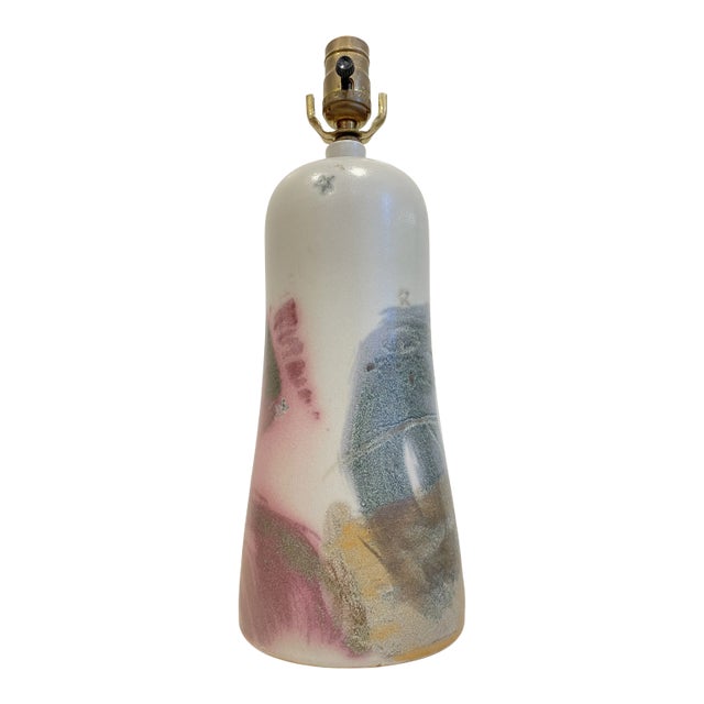 Mid Century Ceramic Arts Lamp For Sale
