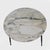 Mid-Century Modern Italian Marble and Metal Round Coffee Table, 1960s For Sale - Image 6 of 7