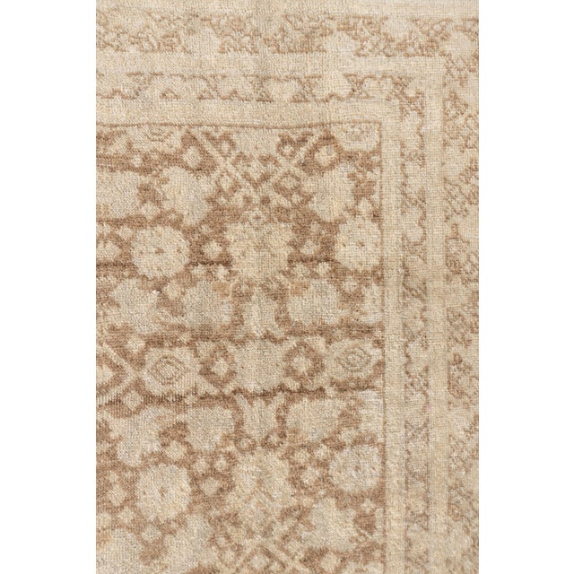Antique Circa 1910 Hand Knotted Wool Rug, Taupe, 11ft X 14ft 10in For Sale - Image 10 of 10