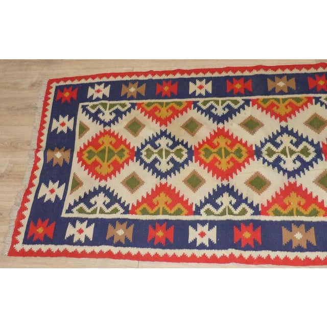 Large Vintage Rug, 1960s For Sale - Image 11 of 14