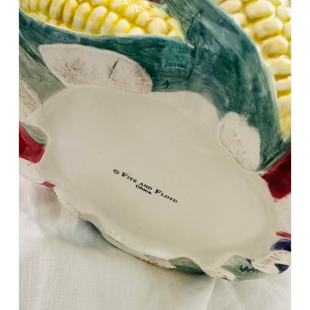 Fitz & Floyd "Scarecrow" Figural Cookie Jar For Sale - Image 9 of 9