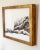 Original charcoal drawing on archival rag paper by Krista Everage, framed with simple gilt wood box frame and UV...