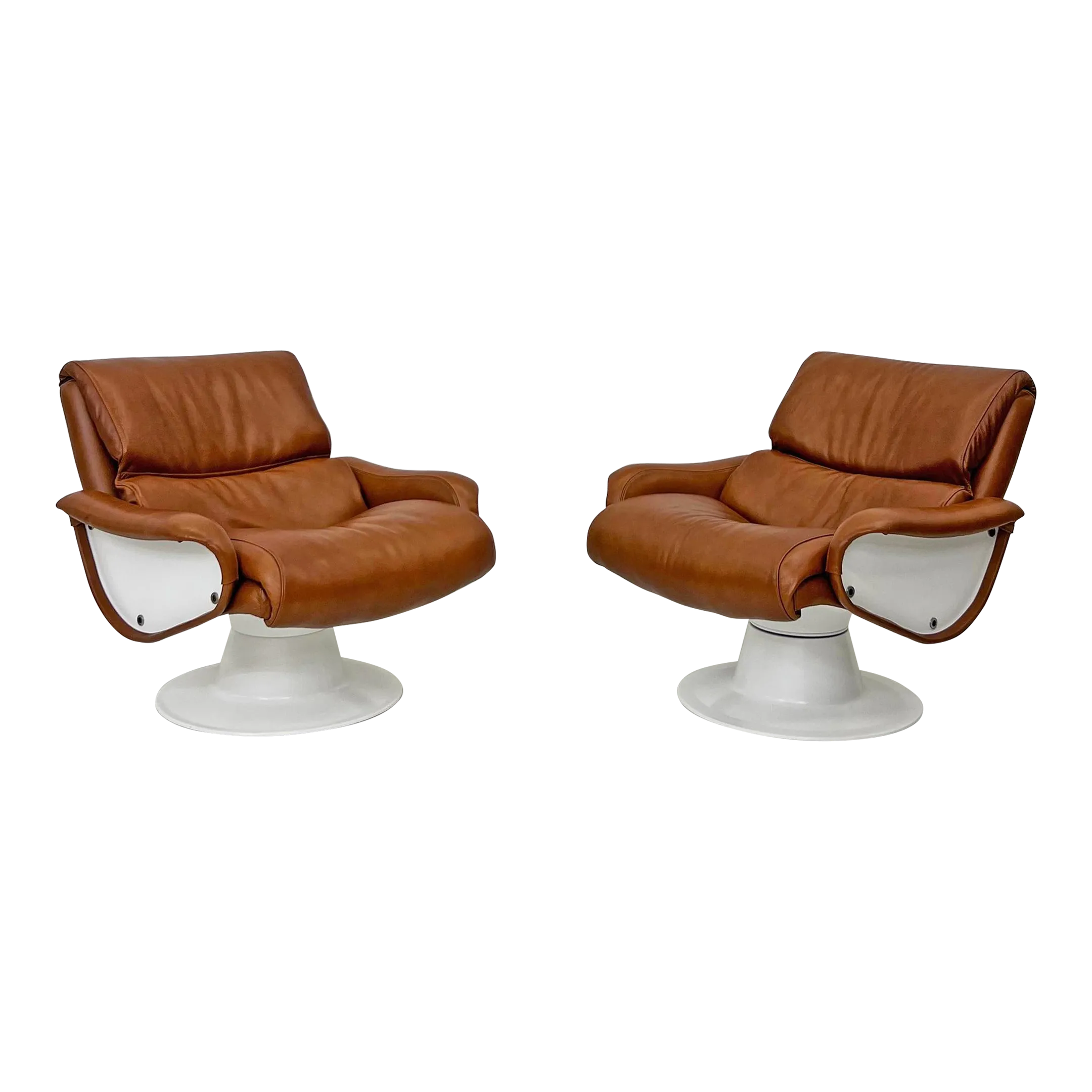 Yrjo Kukkapuro Saturn Lounge Chairs Model B-175-18, 1960s, Finland
