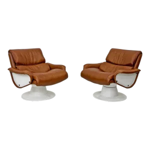 Yrjo Kukkapuro Saturn Lounge Chairs Model B-175-18, 1960s, Finland