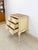 Beige Vintage Provincial Chest of Three Drawers Storage Wood Dresser Lock/Keys For Sale - Image 10 of 11