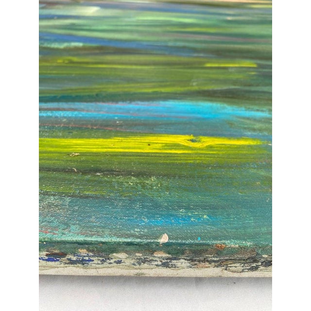 Figurative Vintage Original Warren Fischer Figurative Abstract Painting on Linen Canvas For Sale - Image 3 of 5