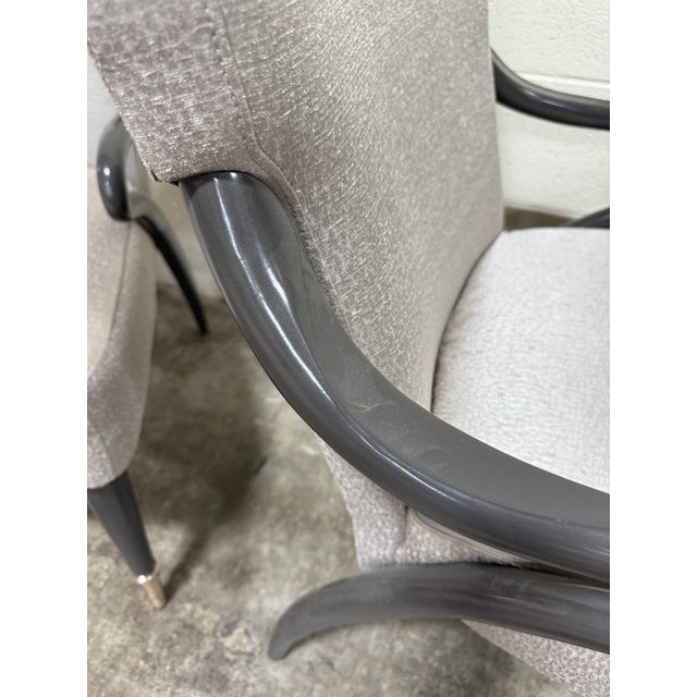 Caracole Caracole Swoosh Chairs - A Pair For Sale - Image 4 of 8