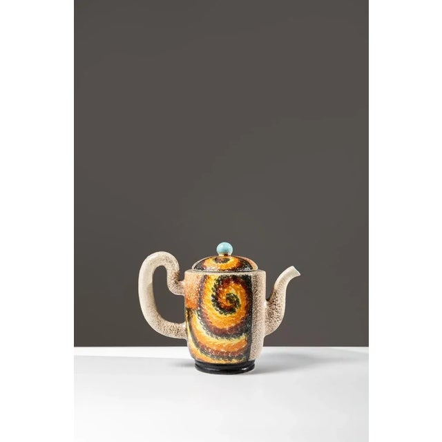 Teapot by Nikolay Diulgheroff and Tullio d'Albisola for Torido Mazzotti, 1930s For Sale - Image 11 of 11
