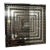 Disco Infinity Mirror 1970's Vintage Wall Décor Postmodern Op Art For Sale