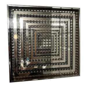 Disco Infinity Mirror 1970's Vintage Wall Décor Postmodern Op Art