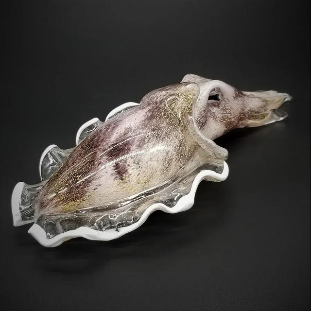 Realism Murano Glass Squid by Dario Frare For Sale - Image 3 of 8