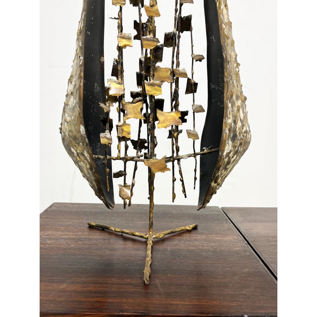 Curtis Jere C. 1960s Brutalist Bronze Owl Sculptures by Don Budy- A Pair For Sale - Image 4 of 10