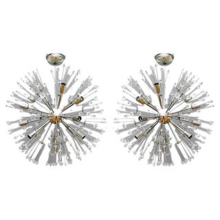 Sputnik Chandeliers by Emil Stejnar, 1950s, Set of 2 For Sale