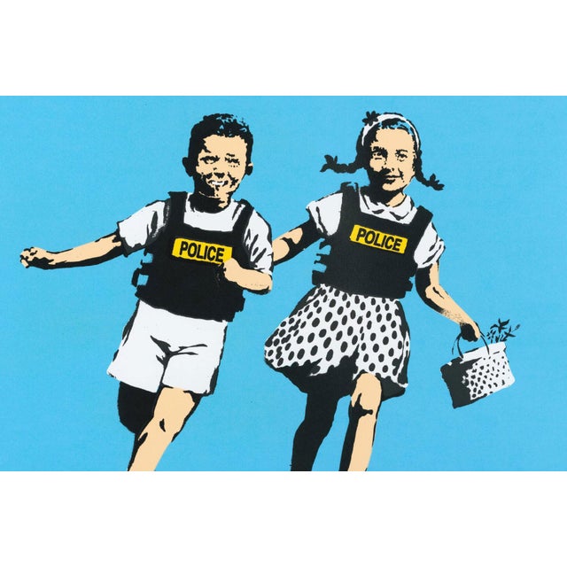 Contemporary Banksy Archive 01 the School of Bristol Official Exhibition Poster For Sale - Image 3 of 3