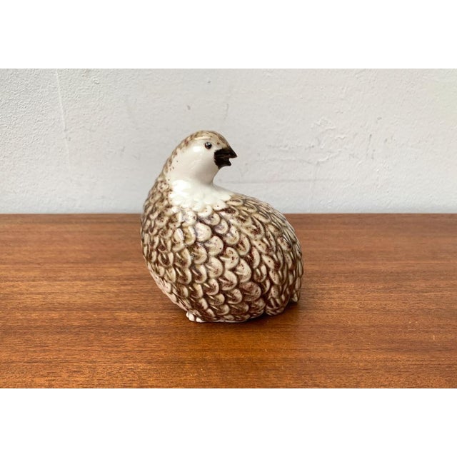 Vintage Porcelain Quail Bird Figurine by B. Jackson For Sale - Image 11 of 18
