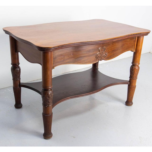 English Carved Side Table,1920 For Sale - Image 4 of 18