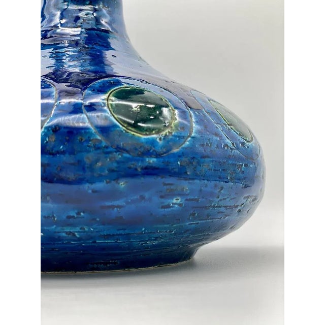 Aqua Pitcher in the style of Aldo Londi, Italy, 1950s For Sale - Image 8 of 9