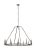Transitional Sean Lavin by Visual Comfort Studio Landen Large Chandelier, Smith Steel For Sale - Image 3 of 3
