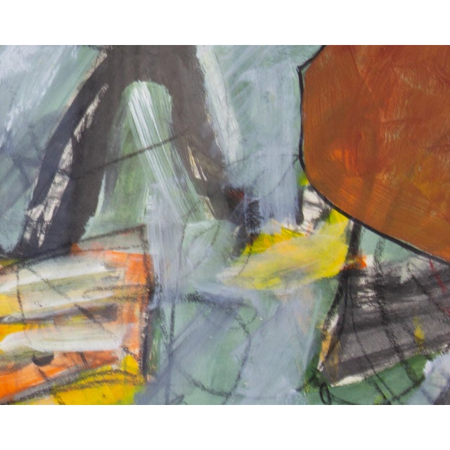 Abstract Mixed Media Painting by James L. Bruch For Sale - Image 4 of 8