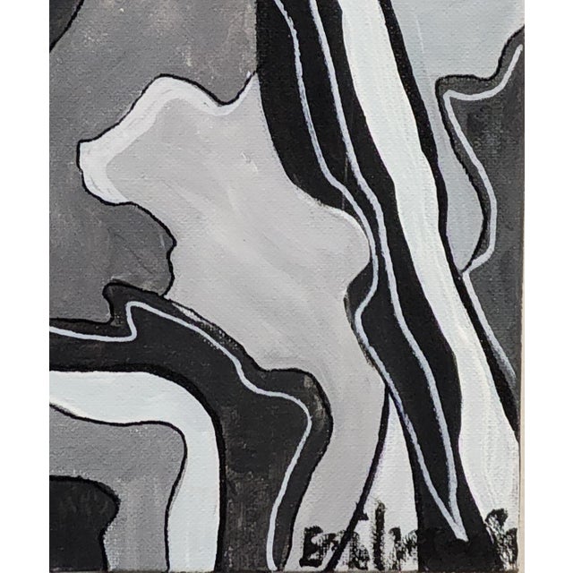 This commanding original canvas by contemporary painter Emily Cawley offers a brilliant graphic reinterpretation of the...