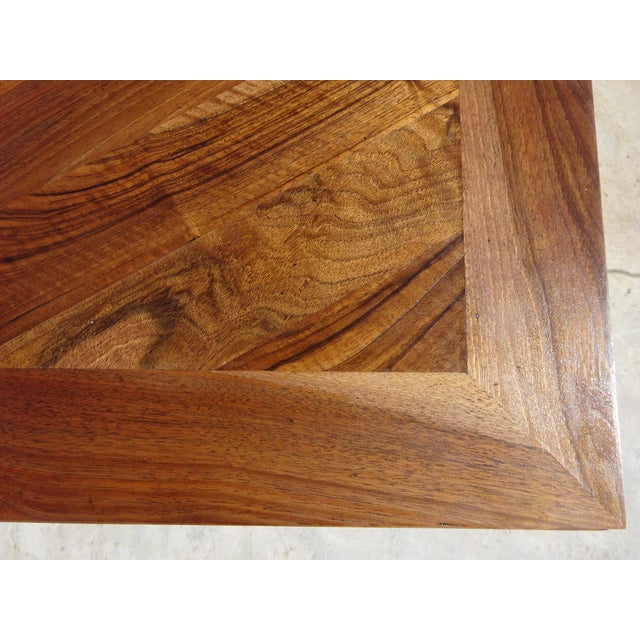 Walnut Extendable Dining Table, 1950s For Sale - Image 17 of 18