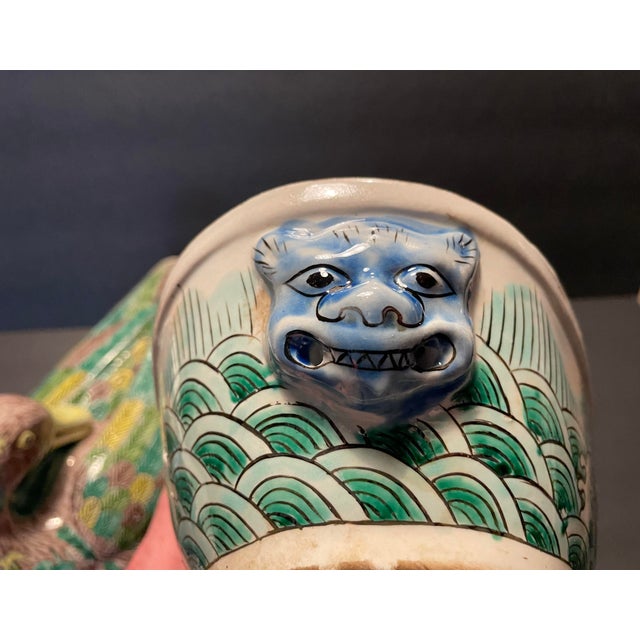 Green Antique Chinese Duck Tureen For Sale - Image 8 of 11