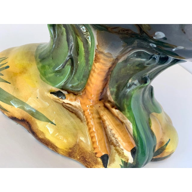 工芸品 Italia 50 Vintage 1950's Italian Ceramic Hand Painted Life Sized