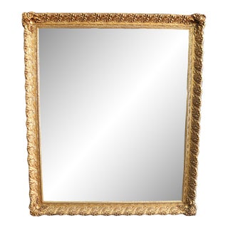 Oversized Gilded Mirror For Sale