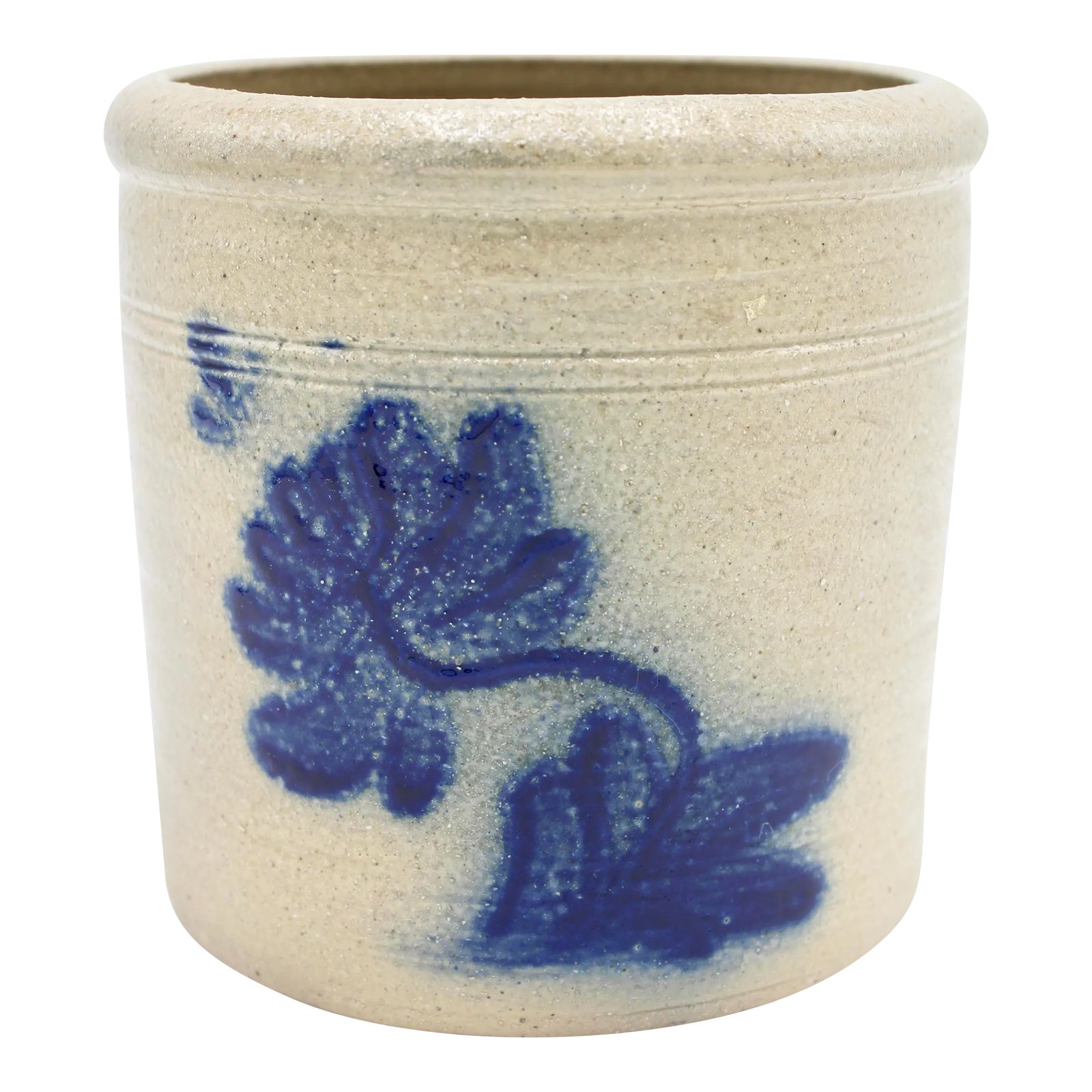 Vintage Farmhouse Salt Glazed Ceramic Pottery Planter Chairish